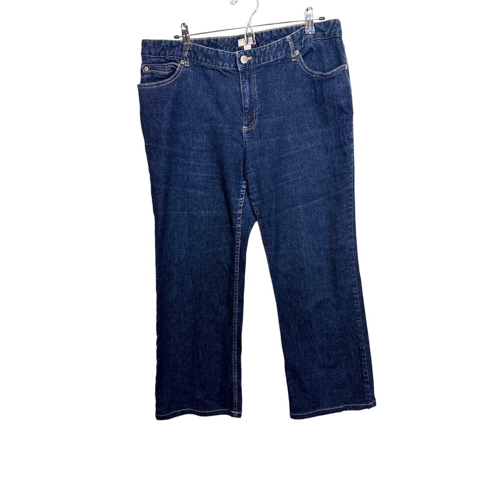 J. Jill Authentic Fit jeans below waist blue stretch denim classic 5 pocket 16P